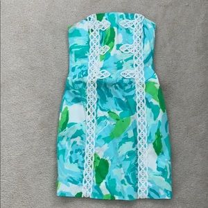 Lilly Pulitzer strapless dress